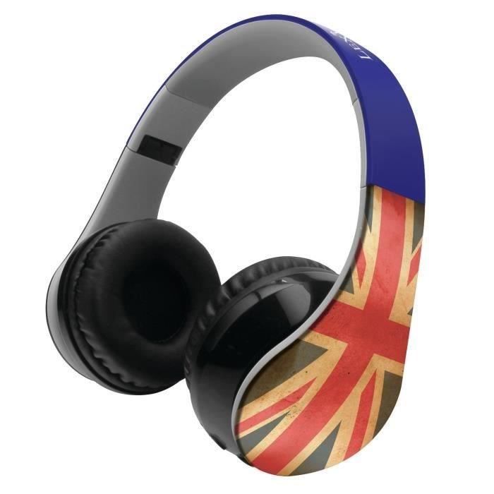Casque Audio Drapeau Anglaissoundlab A081a Casque Stereo Drapeau