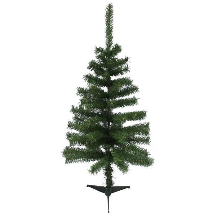 Sapin de Noël Artificiel 80 branches vert 90 cm - Achat / Vente sapin - arbre de noël Métal, PVC 