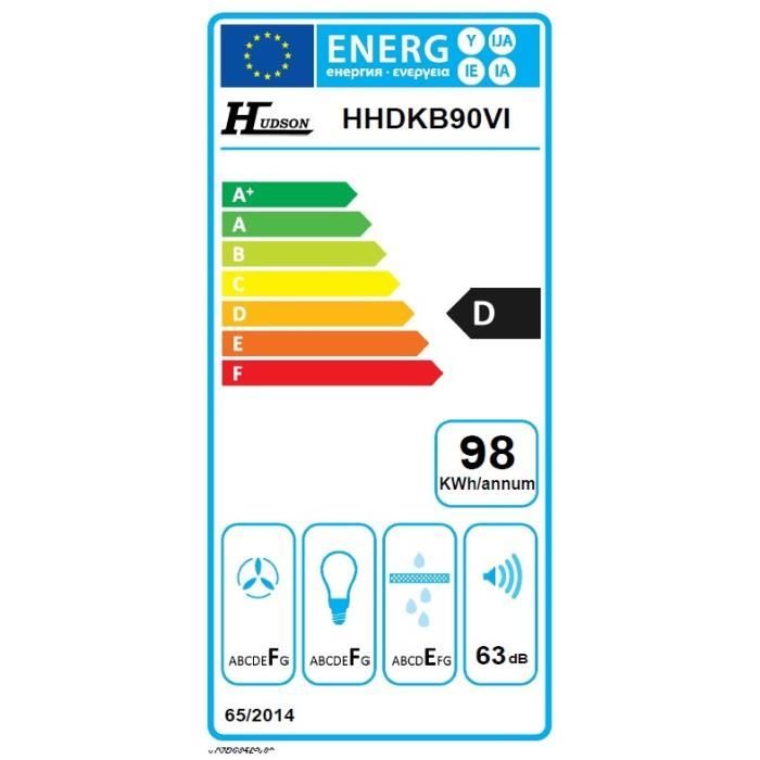 HHDKB90VI - Hotte décorative - Evacuation1