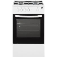 CUISINIÈRE - PIANO BEKO CSG42000WN - Cuisinière table gaz - 4 foyers CUISINIÈRE - PIANO BEKO CSG42000WN - Cuisinière table gaz - 4 foyers