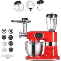 ROBOT DE CUISINE CONTINENTAL EDISON RB200WR Robot pâtissier - Rouge ROBOT DE CUISINE CONTINENTAL EDISON RB200WR Robot pâtissier - Rouge