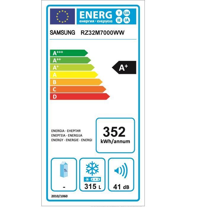  RZ32M7000WW - Congélateur 1 porte - 3153