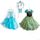 Kit Deux Robe Elsa et Anna Reine des Neiges+4 Acce