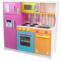 DINETTE - CUISINE KIDKRAFT Grande Cuisine enfant couleurs vives en B DINETTE - CUISINE KIDKRAFT Grande Cuisine enfant couleurs vives en B
