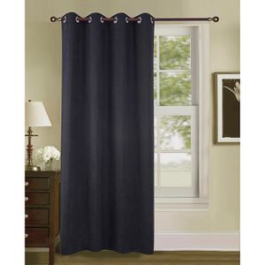 RIDEAU Rideau occultant - Uni effet sablé - 100% polyeste