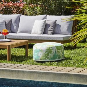 Poires Sieges Gonflables Meubles Orange Grand Exterieur Pouf