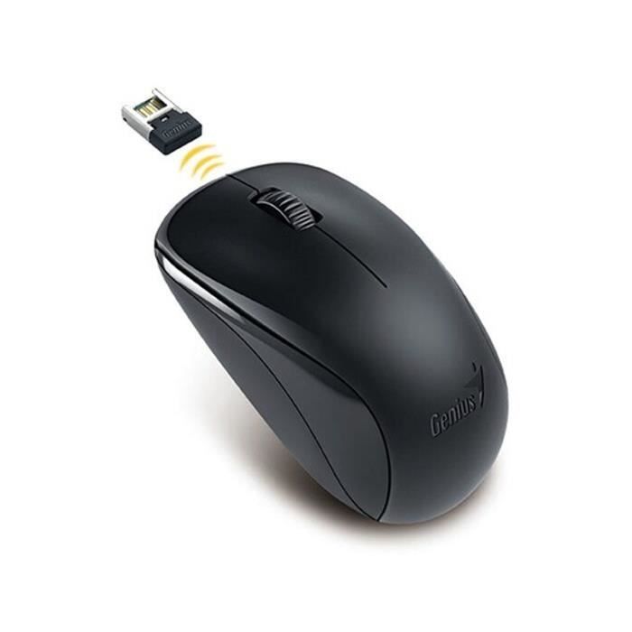 Genius Souris Sans fil Optique NX-7000 Noir 1200DPI USB Pc