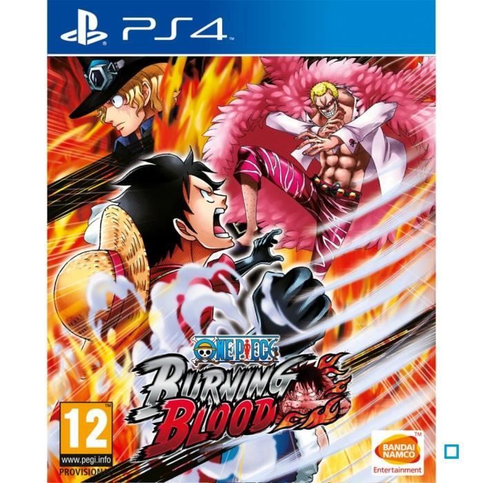 One Piece Burning Blood Jeu PS4