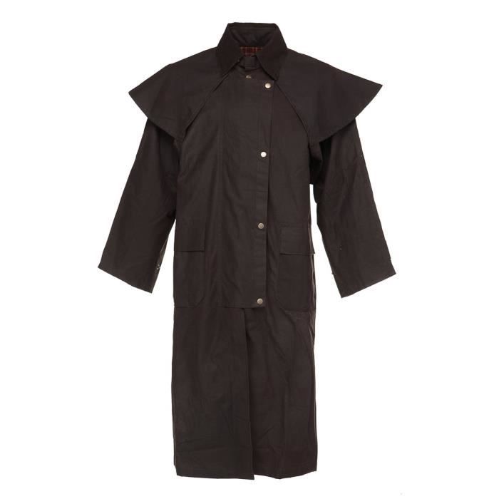 RANDOL'S Imperméable d'équitation - Adulte - Brun