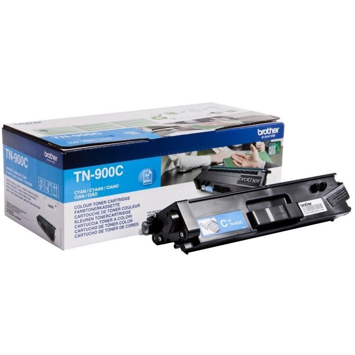 Brother TN 900C Toner Authentique Brother Cyan TN900C