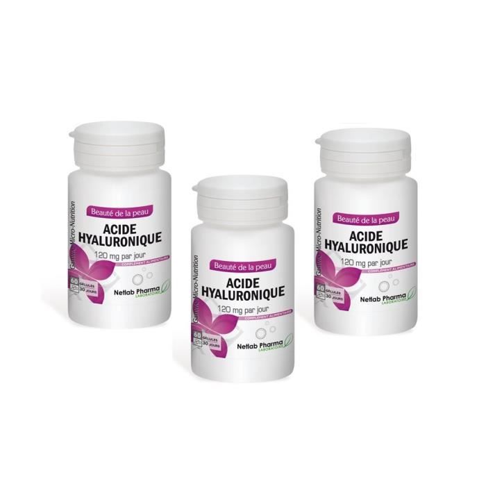 NETLAB PHARMA - Cure 3 mois 180 gélules - Complément alimentaire peau et antioxydant