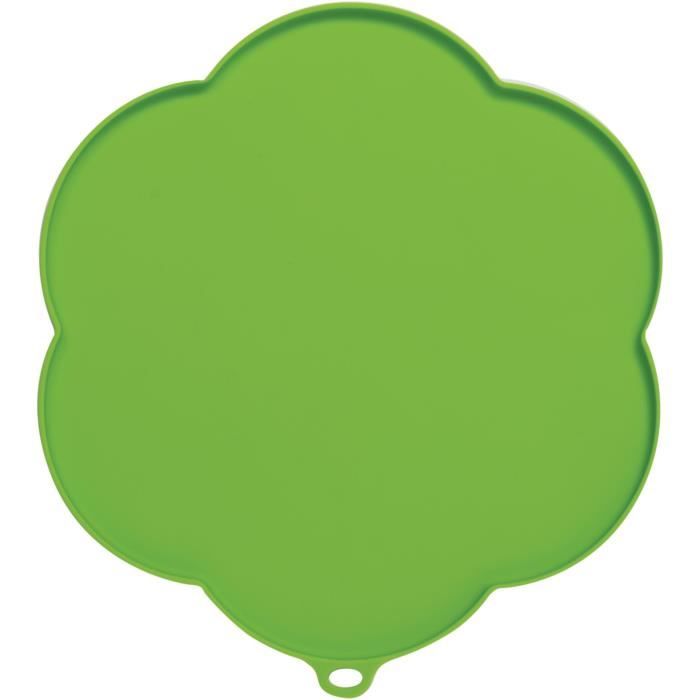 CAT IT Napperon en forme de fleur - Format moyen - Vert - Pour chat