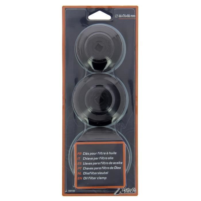 XLTECH 3 Clés cloche pour filtre à huile