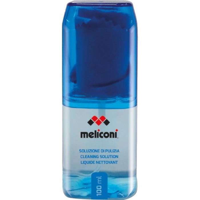 MELICONI BLUE100 Liquide nettoyant 100 mL + Chiffon en microfibre
