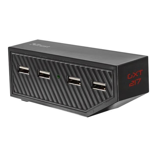 TRUST Hub USB - 4 ports GXT217 - Noir