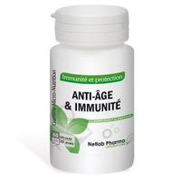 COMPLEMENT ANTI-ÂGE Anti-âge et immunité NETLAB PHARMA - Pilulier 60 g COMPLEMENT ANTI-ÂGE Anti-âge et immunité NETLAB PHARMA - Pilulier 60 g