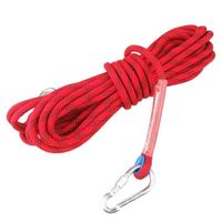 MATÉRIEL DE CORDE Corde de protection 10M avec mousquetons pour l'es MATÉRIEL DE CORDE Corde de protection 10M avec mousquetons pour l'es