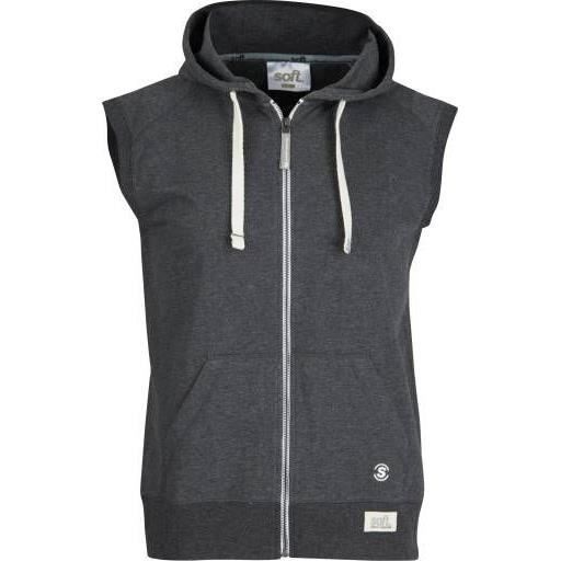 SOFTWR Sweatshirt Uni - Homme - Gris anthracite chiné