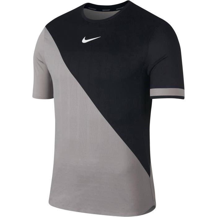 NIKE T-shirt de tennis ZNL CL Challenger - Homme - Gris