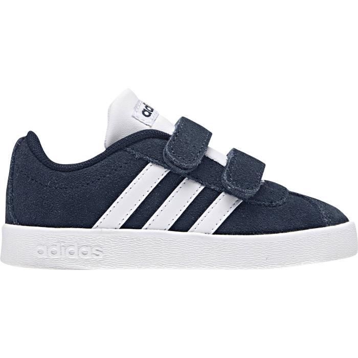 ADIDAS Baskets VL Court - Bébé garçon - Bleu marine