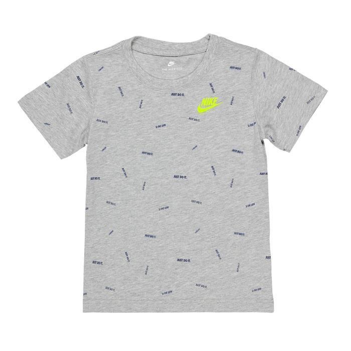 NIKE T-shirt Just Do It Confetti AOP - Enfant garçon - Gris