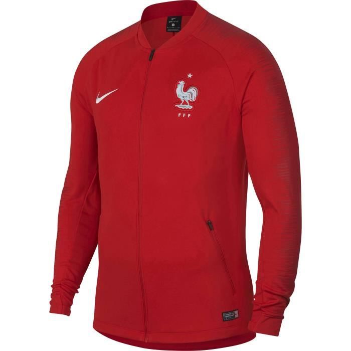 NIKE Sweatshirt de Football Anthem FFF France - Homme - Rouge