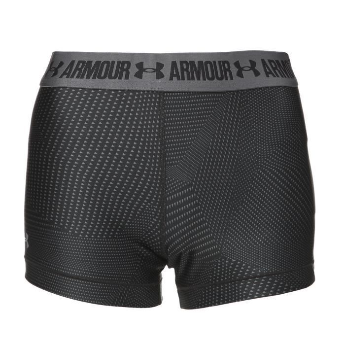 UNDER ARMOUR Short Imprimé HG Armour - Femme - Noir