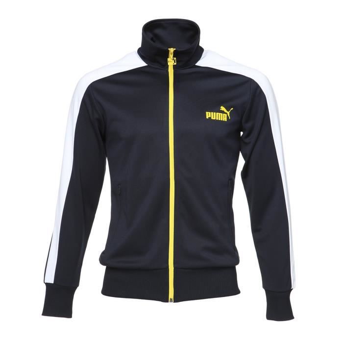 PUMA Eagle Point Veste de survêtement Homme - Noir et blanc