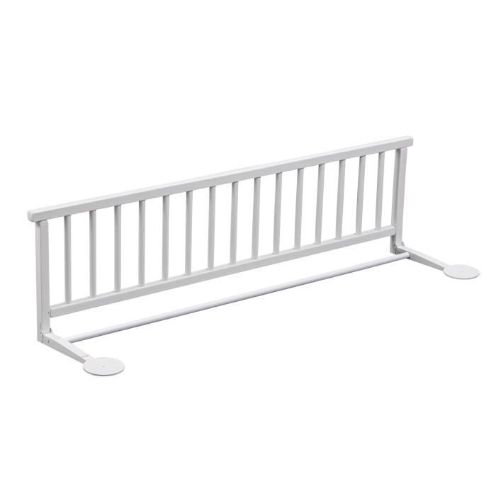 TINEO Barrière de lit enfant - Blanc