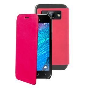 MUVIT Mip Essential Folio Luxe Etui Fuchsia Samsung Galaxy J1