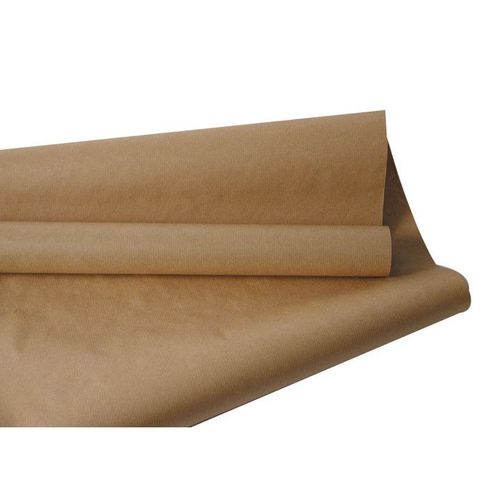COULEURS DE L'EMBALL Papier kraft rouleau - 1 x 10 m - Brun