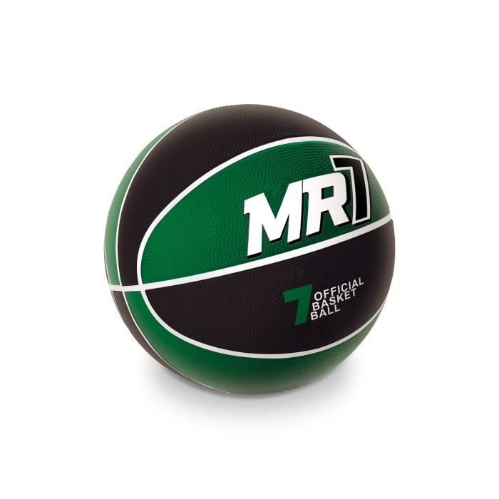 MONDO Ballon de Basket MR7 Noir et Vert