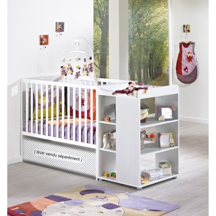 PITCHOU Lit Combiné Evolutif Bébé 60x120 cm - SAUTHON ON LINE