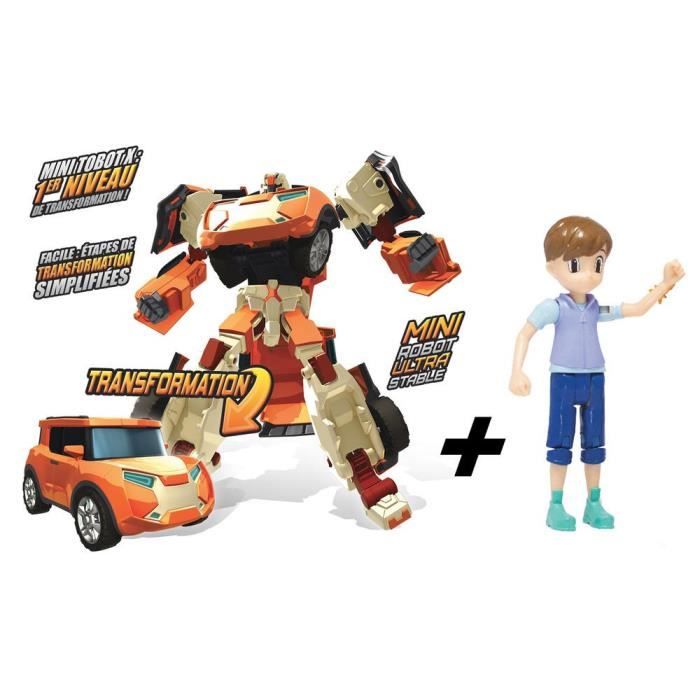 SILVERLIT Bipack Mini Tobot X + Figurine Ryan