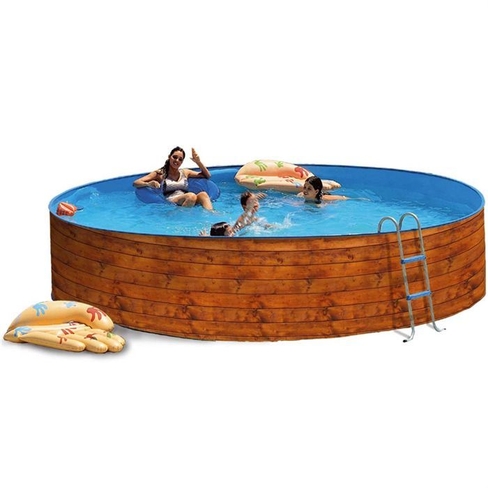 ETNICA Piscine en acier circulaire 400x90