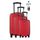BAGSTONE Set de 3 Valises Rigide ABS 4 Roues 50-60