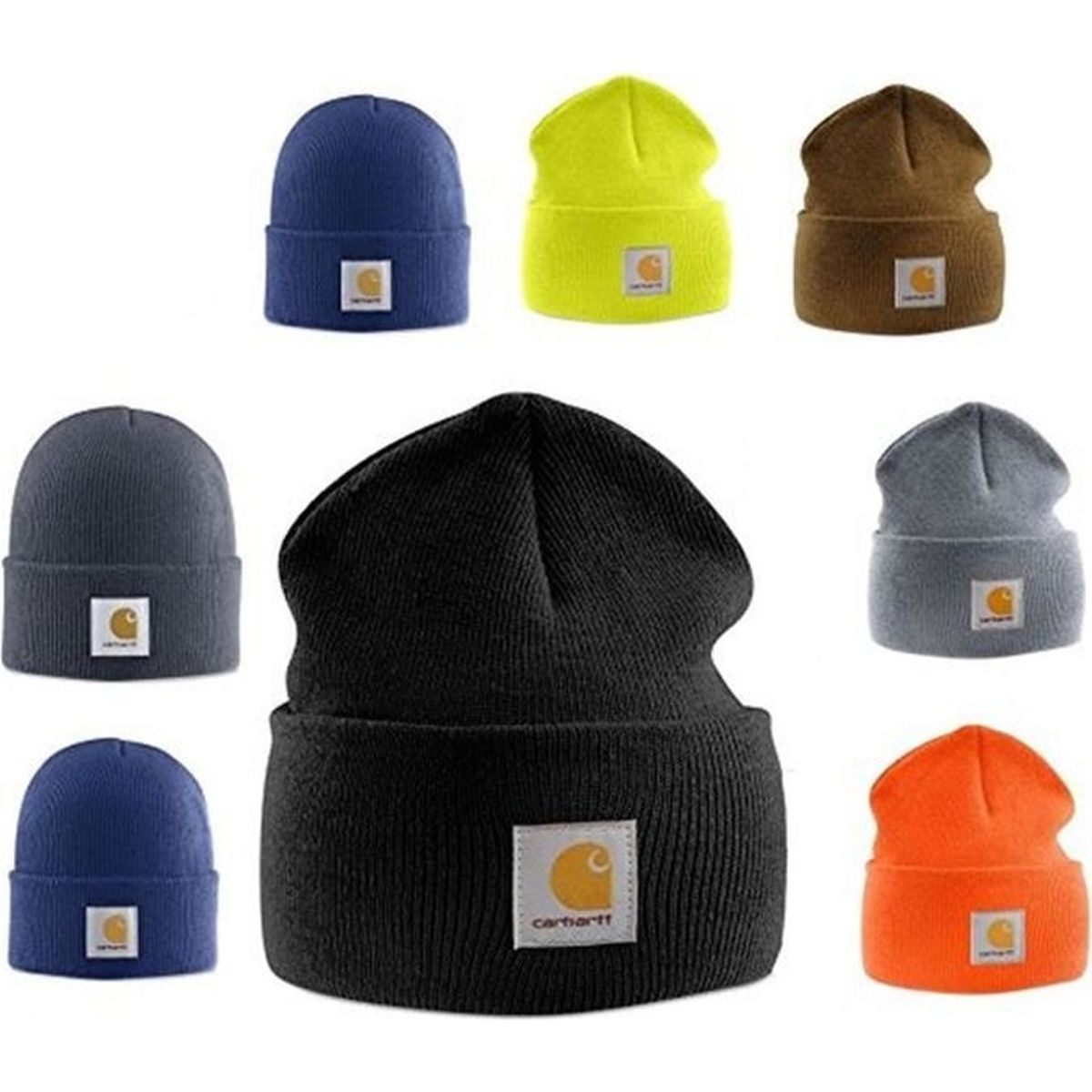 CARHARTT , Watch Hat Bonnet de travail Taille unique gris fonc Vtements Femme Accessoires Casquettes bonnets et chapeaux Casquettes