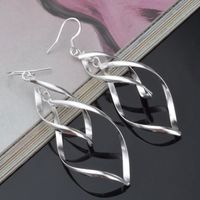 Boucle d'oreille Boucles d'oreilles femme torsadées argent Boucle d'oreille Boucles d'oreilles femme torsadées argent