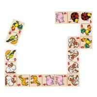 DOMINOS Jeu de dominos des animaux DOMINOS Jeu de dominos des animaux