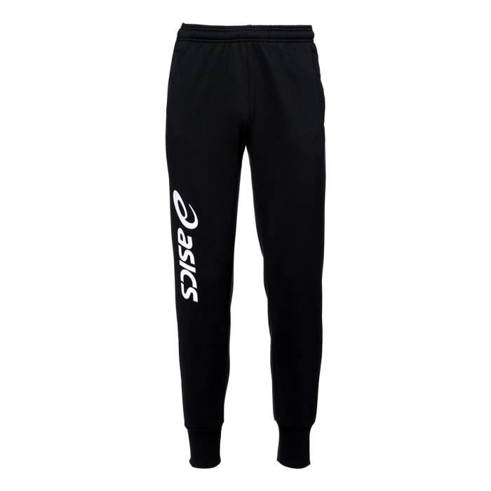 ASICS Pantalon Styled Knit - Homme - Noir et blanc