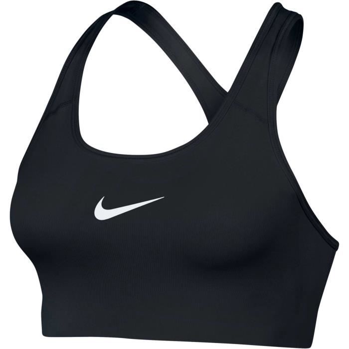 NIKE Brassière Swoosh - Femme - Noir