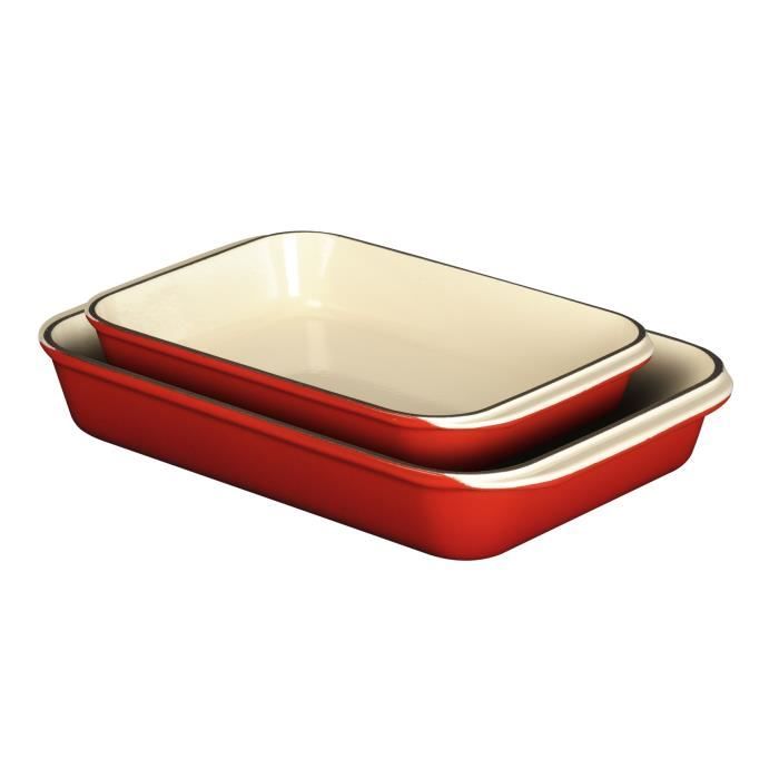 INVICTA PUV345010 Plat gratin - L 40 x l 26 cm - Rubis