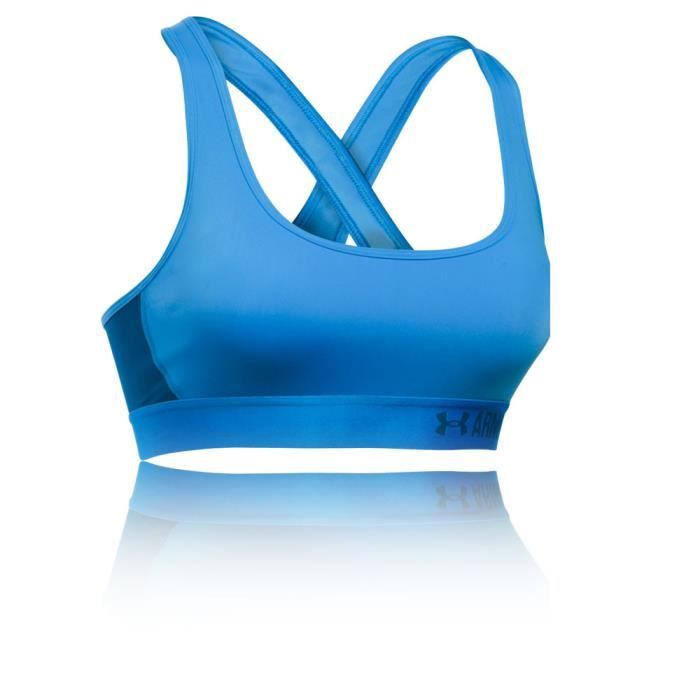 UNDER ARMOUR Brassière Crossback Bleu Femme