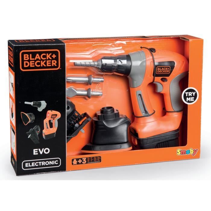 SMOBY Black Decker Visseuse Evolutive 3 en 1