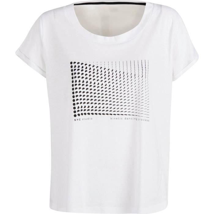 DANSKIN T-shirt Emilie - Femme - Blanc