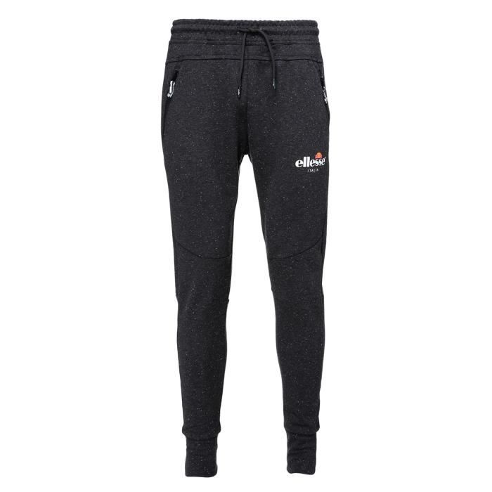 ELLESSE Pantalon Emilien Tech Fleece - Homme - Noir chiné
