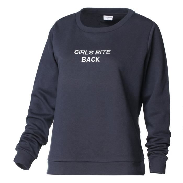 JACQUELINE DE YONG Sweatshirt Tori - Femme - Bleu marine