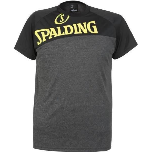 SPALDING T-shirt Street - Homme - Gris chiné