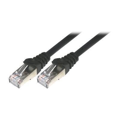 MCL Cordon de brassage - RJ45 CAT 6 S/FTP - 1 m - Noir