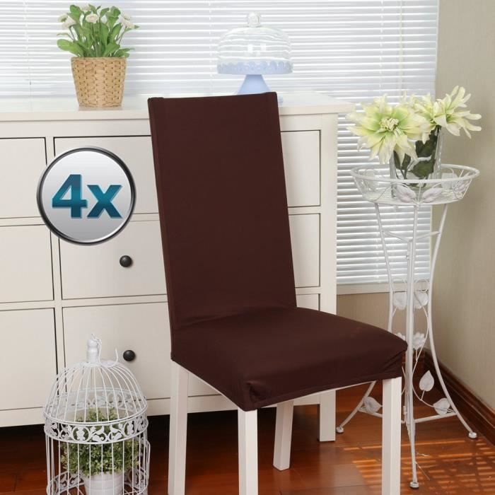 Chaise Décor Couverture De Housse Pièces Stretch 4 nm8OvN0w